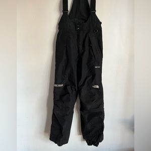 THE NORTH FACE Snow Pants Overalls Men's S Black EG Tech Winter Gore-Tex